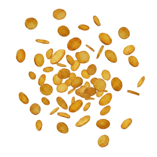 Knusprig frittierte Kartoffelscheiben