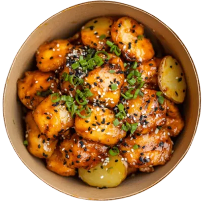 Orange Chicken Potatos